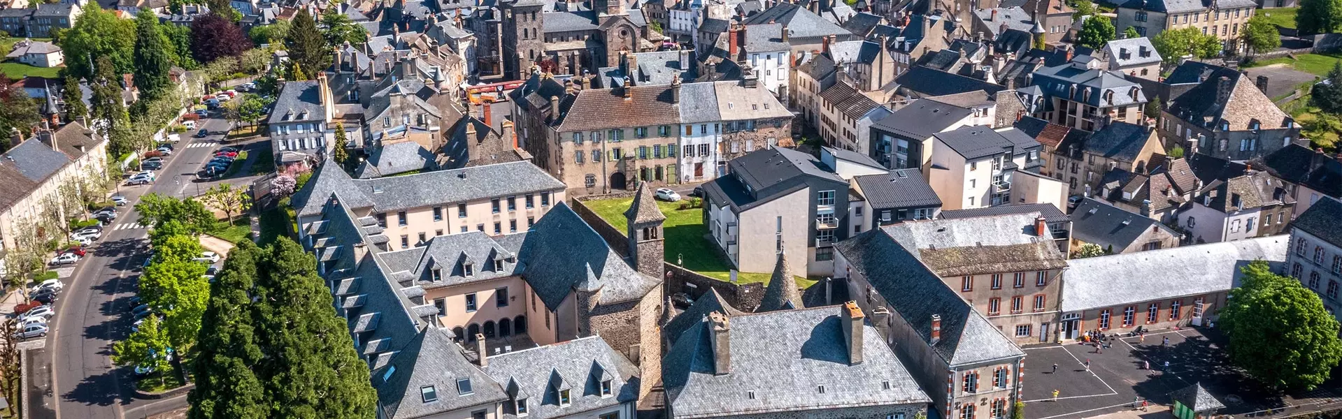 La ville de Mauriac