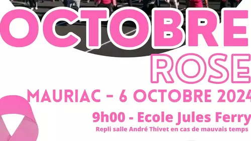 Octobre Rose à Mauriac | Marcher, courir... pour la bonne cause 