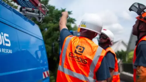 agents enedis intervenant sur le réseau électrique