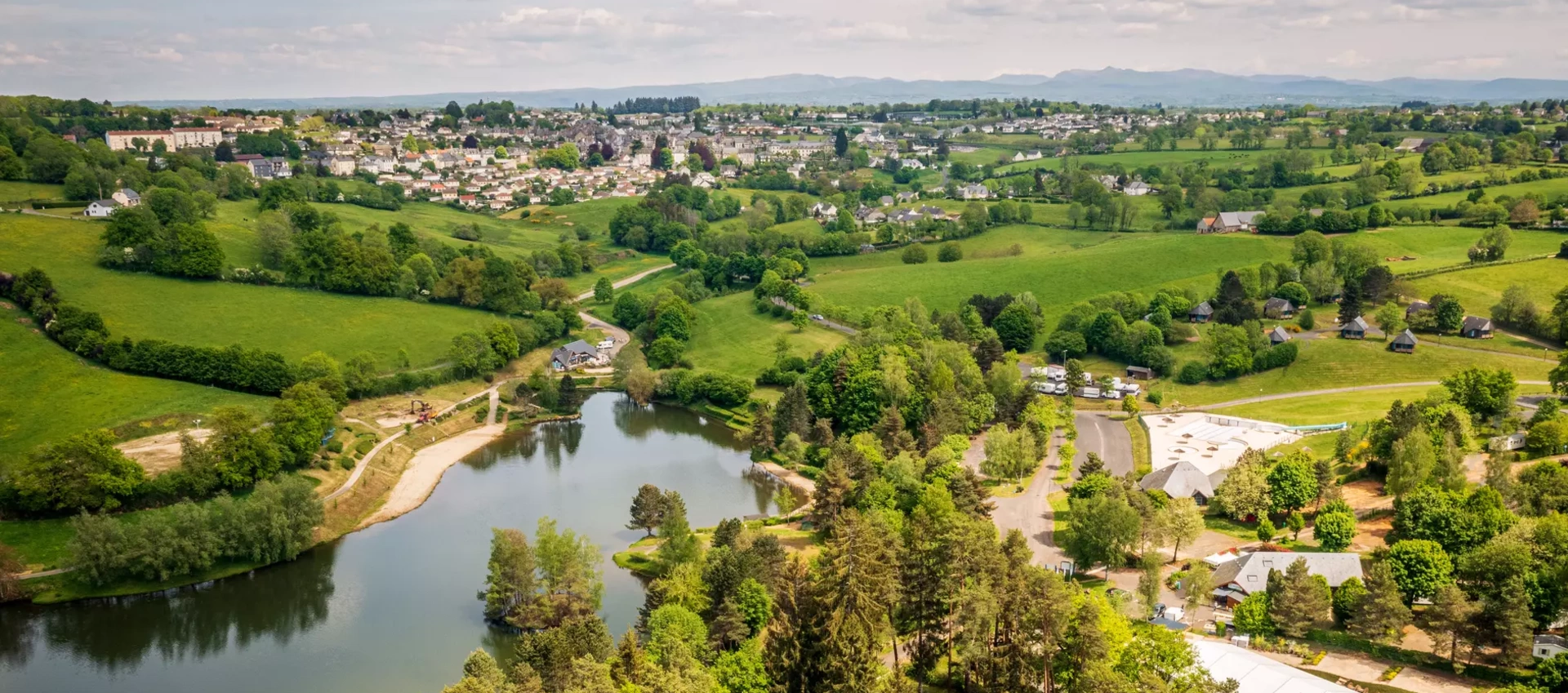 Ville de Mauriac dans le Cantal